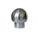 SS304 Brewing Accessories Clamped Rotary Spray Ball In Water Tanks CIP Cleaning Ball