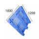 Euro Standard Rackable Plastic Pallets Ventilate Industrial Single Faced Pallet