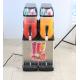 Ice Drink Beverage Commercial Slush Machine Red Stainless Steel With 2 Tanks