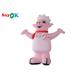 4m 13ft Mascot Pink Blow Up Cartoon Characters Pig Cook Model For Restaurant Opening Decoration