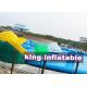 Custom 0.9mm PVC Inflatable Water Parks Pool With Slide And Toys On Land