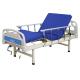 Two Crank ABS Manual Medical Beds 250kg Load With Mattress Side Rail