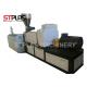 PVC Hot Cut Plastic Recycling Pellet Machine With Conical Twin Screw Extruder