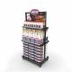 Retail Store Metal Display Stands Floor Display Unit For Grilling Charcoal Briquette Pack
