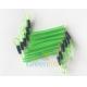 70CM Long Steel Wire Spring Spiral Coil Cable Transparent Green With Double Cord Loops