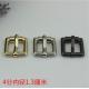 High Quality 3 Color 13 MM Zinc Alloy Metal Pin Rolling Square Belt Buckles For Handbags
