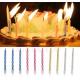 4 Color Magic Relighting Birthday Candles Striped Design Eco Friendly 100% Paraffin