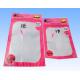 Custom Printing mobile phone case packaging TPU case White zipper plastic bag for iphone 7 plus case cover