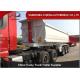 Q345B Steel Frame Tractor Trailer Dump Trailers 50 Tons Load Capacity