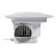 23-65 Plastic Square Bathroom Exhaust Fan Customized 5 Inch 6 Inch Silent Ventilation