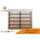 Easy Assemble Wood Display Rack Wooden Retail Display Shelves Printed Logo