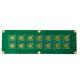 Green Prototype PCB Assembly 2-Layer PCB With Min Solder Mask Bridge Of 0.1mm