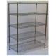 Floor Type NSF Wire Shelving Flat Slant Wire Basket Multi Layers SGS Approval