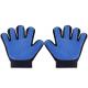 Custom Logo True Touch Five Finger Deshedding Glove / Pet Hair Remover Glove