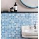 300x300mm Crystal Glass Mosaic Tile For Balcony Kitchen Bathroom Wall Swimming Pool Tiles