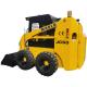 4WD Kubota Skid Loader Yellow Color With Multi Function Attachment