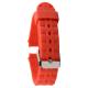 20x18mm Silicone Rubber Watch Strap Bands Breathable Red Color