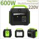 Portable Power Station 600W for Camping and Outdoor Charging Necessities