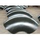 Polished Carbon Steel Elbow Customized Wall Thickness Welded Connection