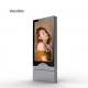 Floor Mount Light Box Advertising Displays Aluminum Profile LED Backlit Scrolling Mupi