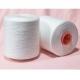 100% Sinopec Yizheng White Polyester Yarn , TFO 20s 2 Thread