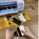 Mobile Phone Gold 3d Embossed Sticker Cutting Machine For Mobile Shop
