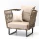 New design outdoor furniture customized garden patio sofa set rope leisure sofa set