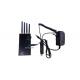 2w Portable Cell Phone GPS Jammer 200mA/h With Fan 4 Antennas DIP Adjust