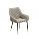 3H Furniture Fabric Upholstered Dining Chairs with 410mm Seat Height