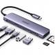 4K HDMI Network Device 1071 USB C Hub For Laptop 7 In 1 USB C Dongle