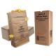 30 Gal Biodegradable Kraft Paper Bags 120gsm Large Paper Refuse Sacks