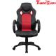 Black And  Red Executive Racing Office Chair Breathable High Straight Back