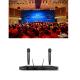 UHF Dual Channel Handheld Wireless Microphone Diversity Receiving Auto Scan for Teaching