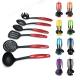 Eco-friendly Colorful Kitchen Utensils Set Heat Resistant up to 210C for Thanksgiving