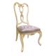 Upholstered French Style Fabric or Leather Wooden Dining Chair