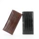 Genuine Crocodile Belly Skin Businessmen Suits Clutch Wallet Authentic Alligator Leather Lining Male Long Card Purse