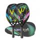 3K Carbon Fiber Beach Tennis Racket Rough Grit Surface Tennis Padel with Carrybag