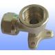 compression brass fitting wall elbow for PEX-AL-PEX