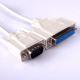2m 3m RS232 RJ45 Cable DB9 Male To DB25 Female Modem For Data Transmission