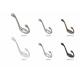 European Double Cloth coat hooks metal Hooks modern Clothes Hooks For Bedroom