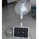DC/AC Solar Fan 16 inch Stand Air Cooling Fan 10W