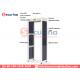 700mm Passing Width Walk Through Metal Detector Gate Thermometer With CE FCC Approval