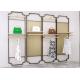 3D Design Clothes Display Stand / Clothing Store Wall Displays Fixtures