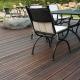 High Gloss Surface Bamboo Decking Interlocking Tiles for Outdoor Decking Installation