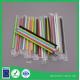 Diameter 6mm length 185mm Drinking straw for juice in colorful individual package