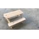 wooden table set, children table set(1 table+2 bench)