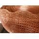 Purple Copper Wire Mesh Customized 4 Line Wire Knitted Netting 10cm Width