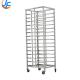 RK Bakeware China-16 Storage Aluminum Bakery Tray Trolley/ Stainless Steel Baking Rack Baking Tray Rack Trolley