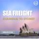 WIFFA China To Australia Sea Freight Services From Shanghai To Sydney Each Sat