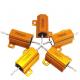 Low Price 10W 50R Golden Aluminum Housing Power Resistor Load Resistors 10W